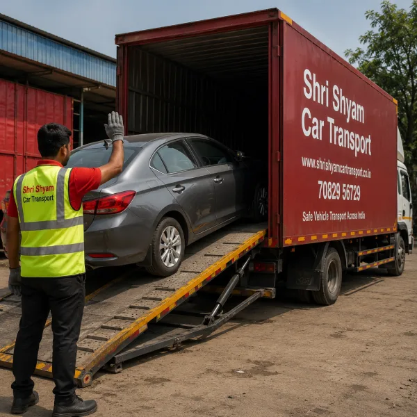 Loading Process by Shri Shyam Car Transport