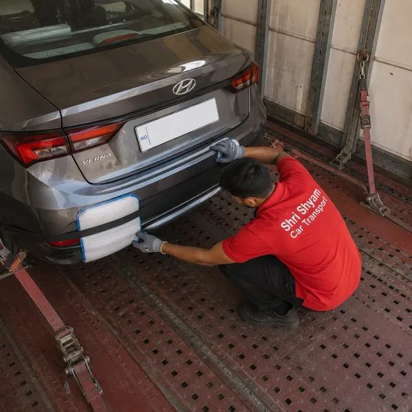 Loading Process by Shri Shyam Car Transport