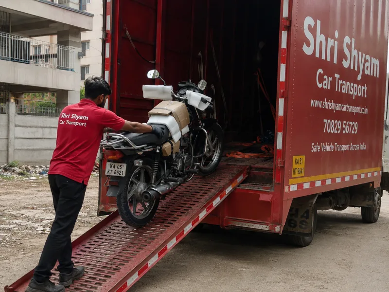 Bike Transportation service by Shri Shyam Car Transport