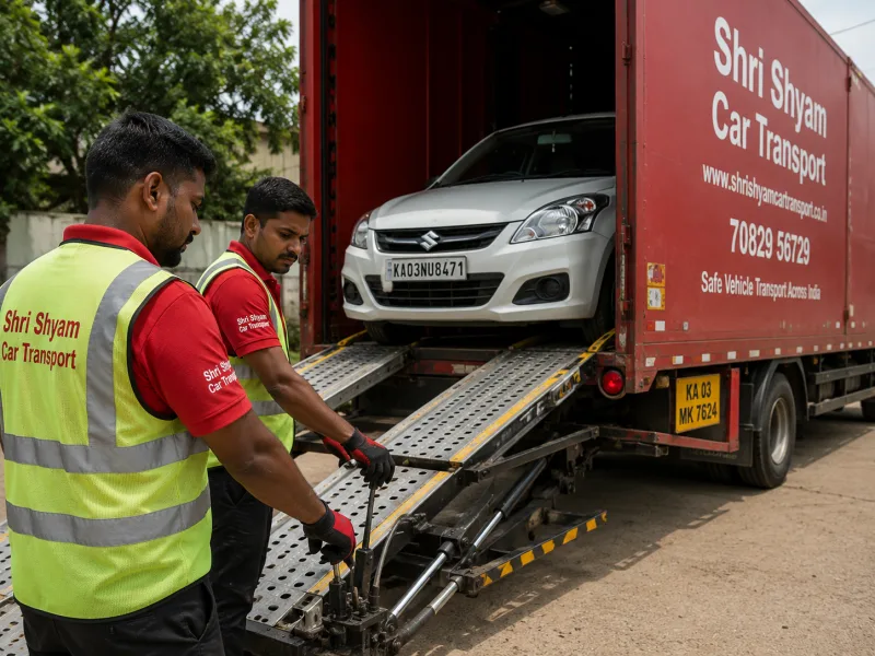 Car Loading & Unloading service by Shri Shyam Car Transport